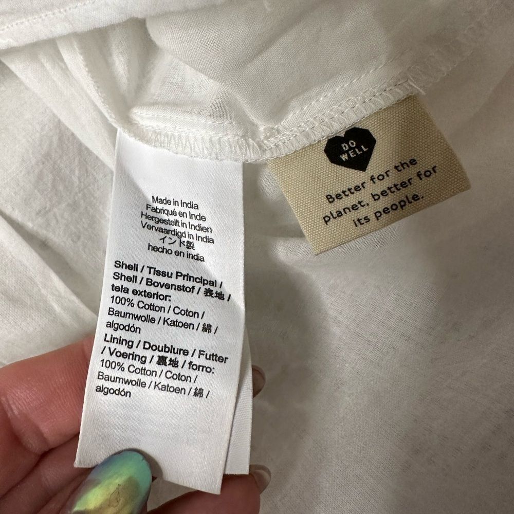 Madewell White Eyelet Ruffle Mini Skirt - Picture 13 of 14